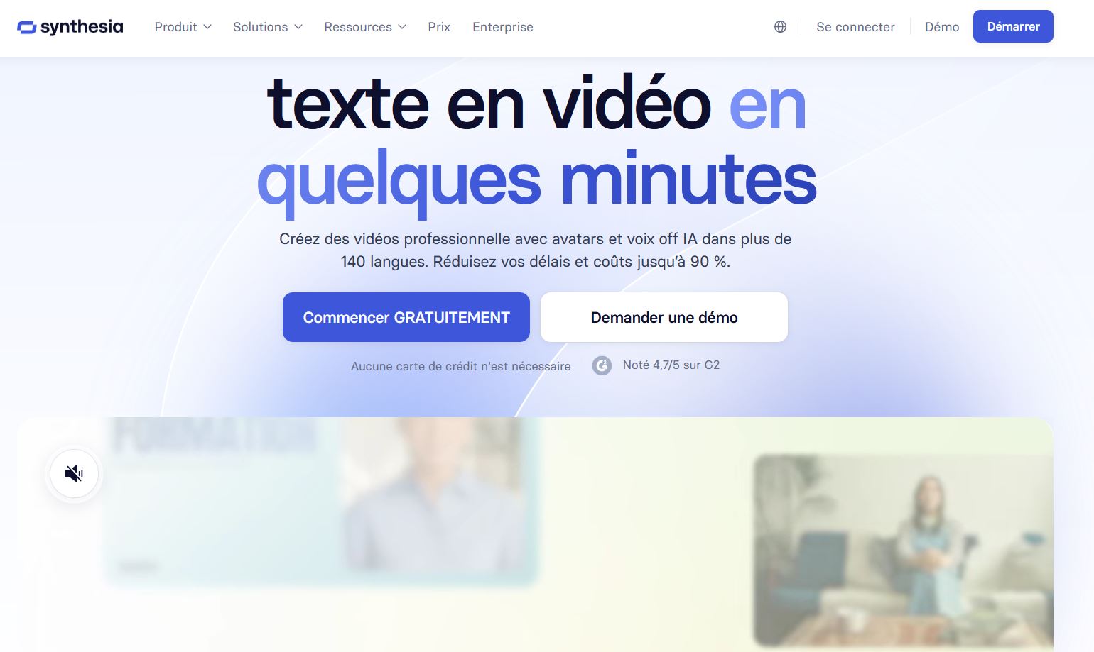 Synthesia | Générateur de vidéo IA gratuit