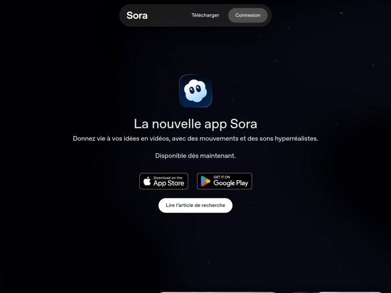 Sora : la révolution de la génération vidéo par l’intelligence artificielle