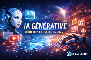 IA générative : définition, fonctionnement et usages en 2026