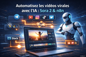 Sora 2 + n8n : automatiser la création vidéos virales